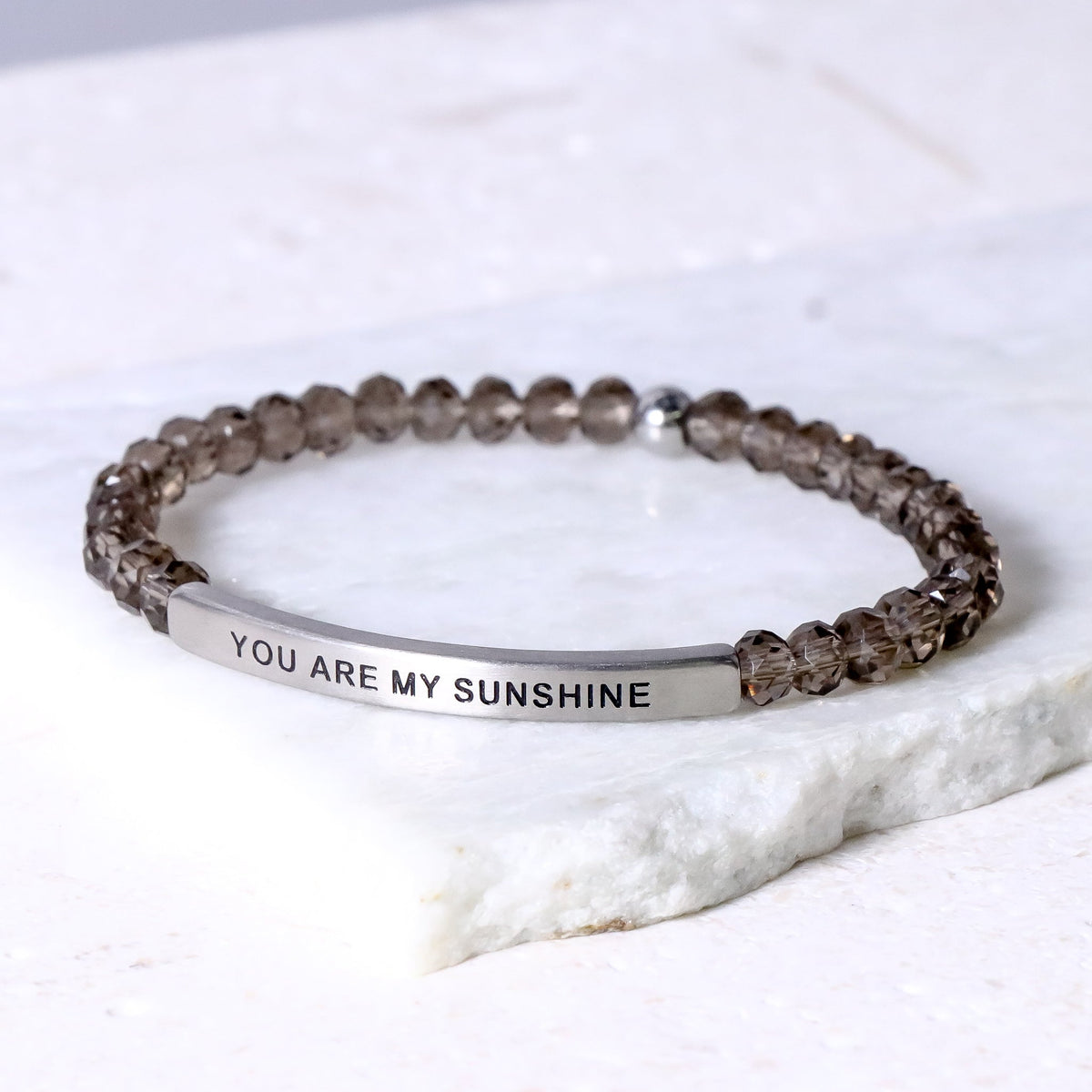 You Are My Sunshine bracelet gift for daughter as a reminder of love and joy