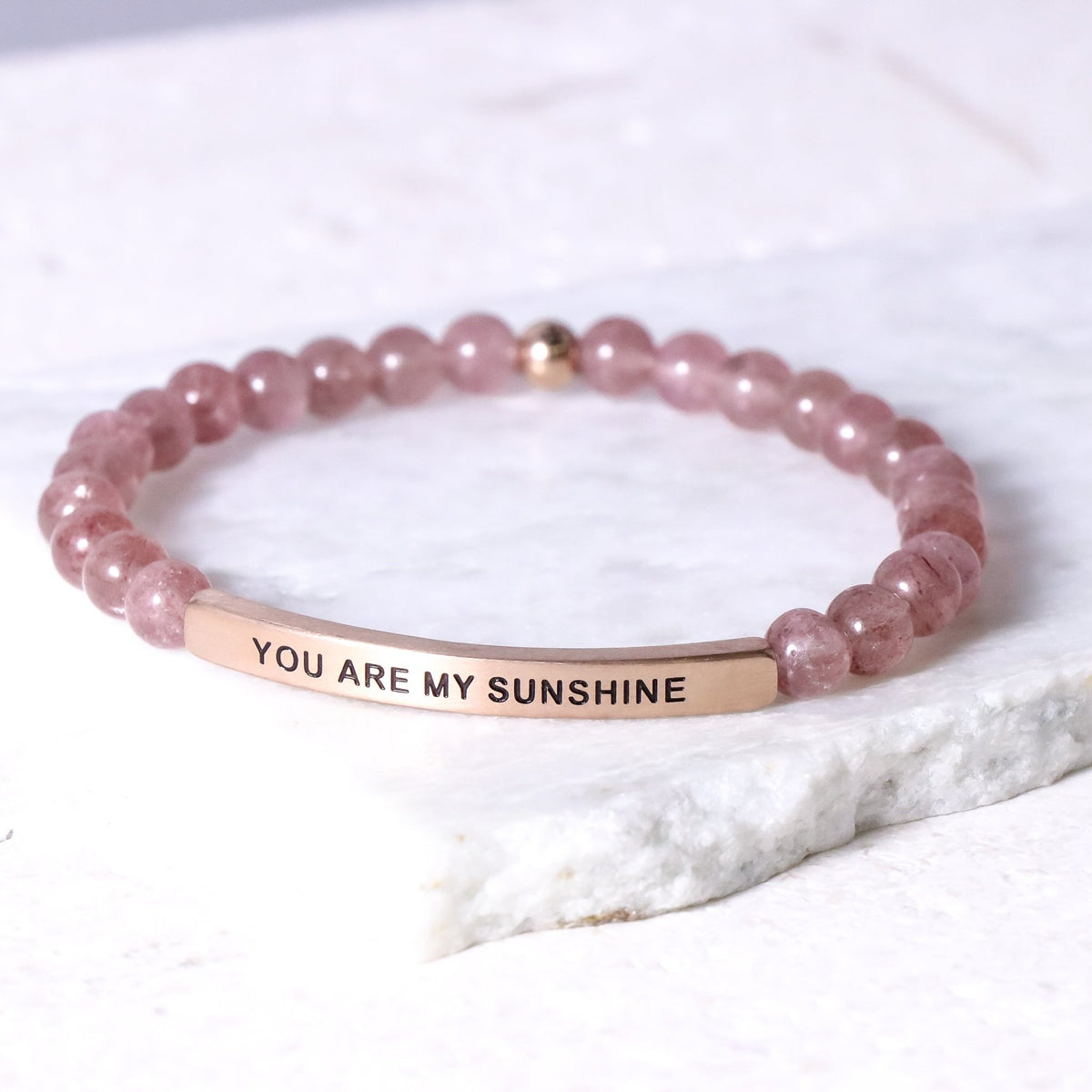 You Are My Sunshine bracelet as a heartfelt gift for mom celebrating love and appreciation