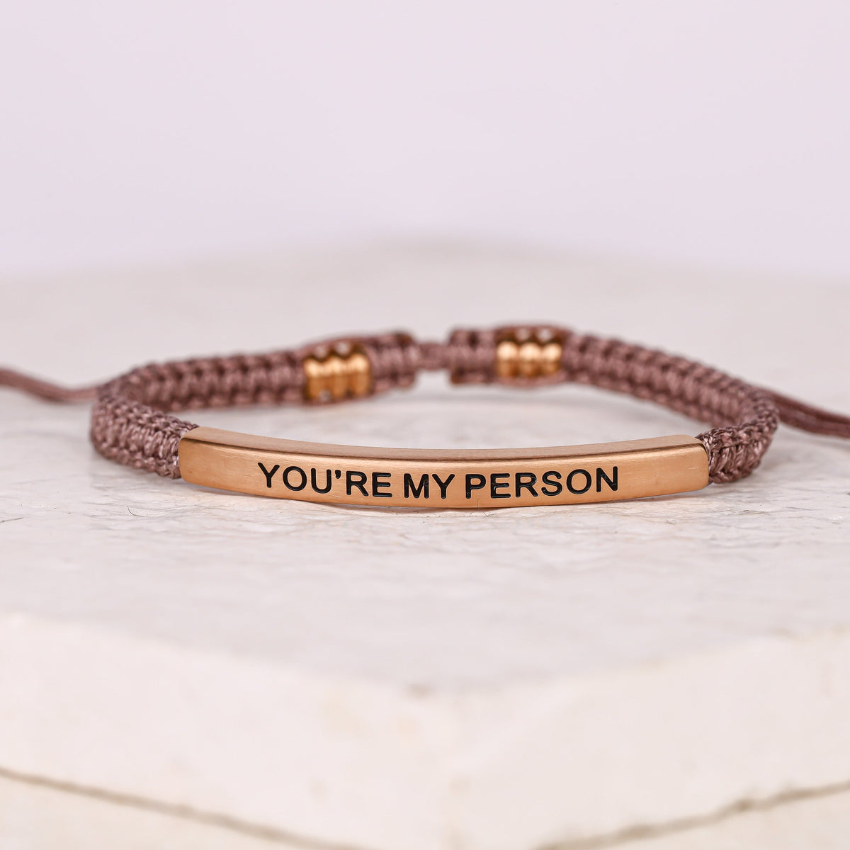 Meaningful romantic bracelet for her with You&