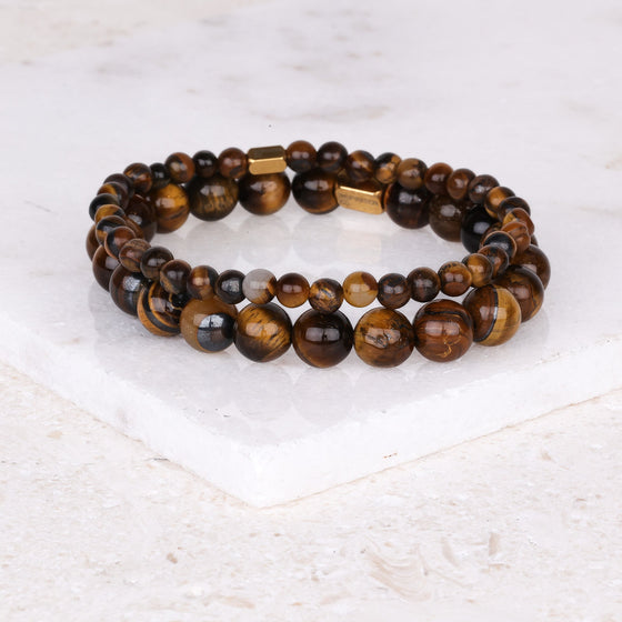 Crystal Vibe Tiger Eye Bracelet