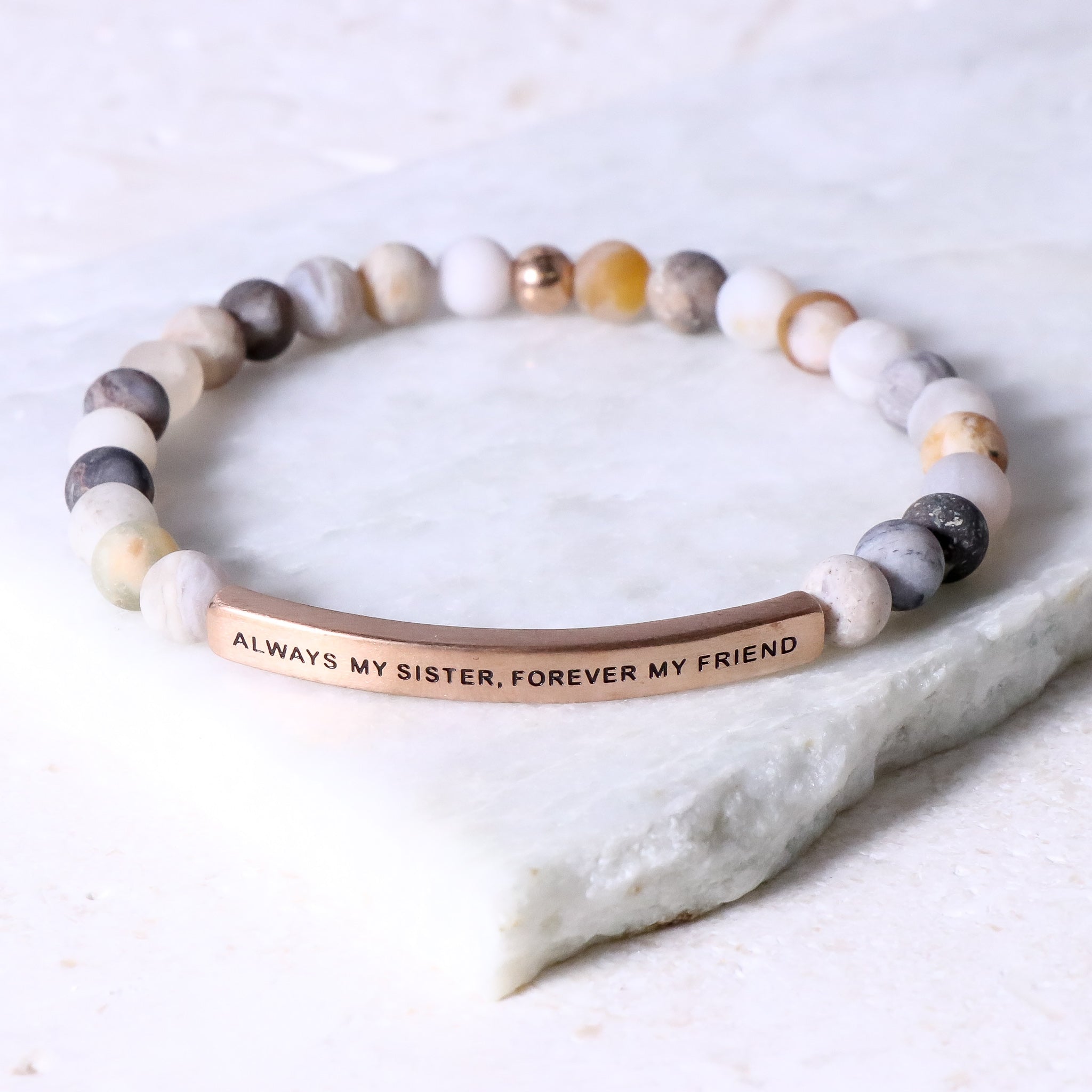 Friends are sisters we choose for store ourselves bracelet