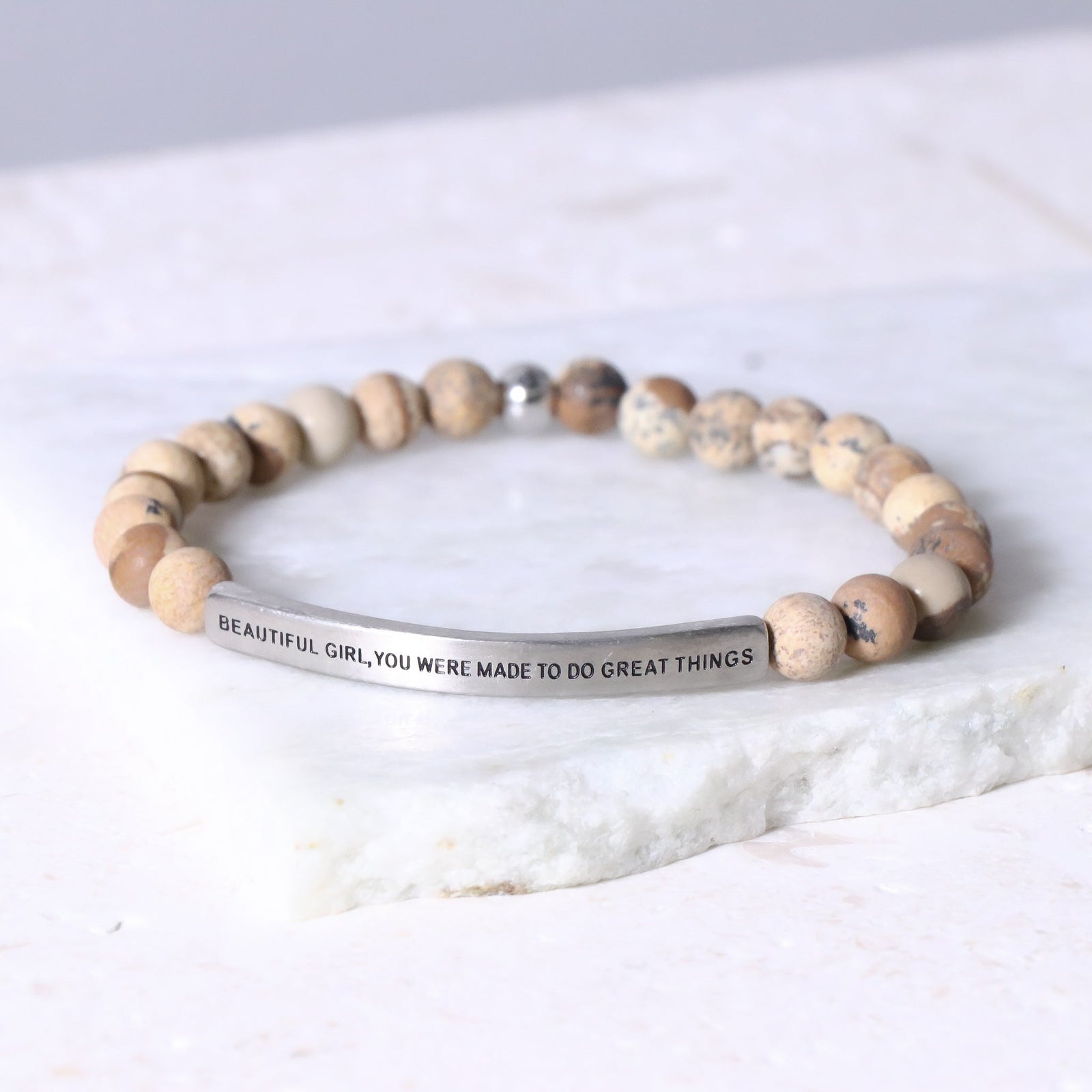 Inspire Me Bracelets -Beautiful Girl You Were Made To Do Great Things ...