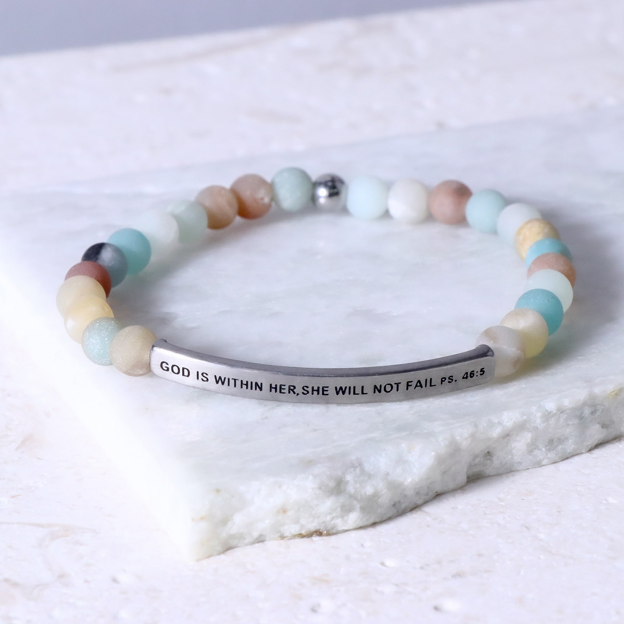 GOD IS WITHIN HER SHE WILL NOT FAIL - Psalms 46:5 - Inspiration Co.