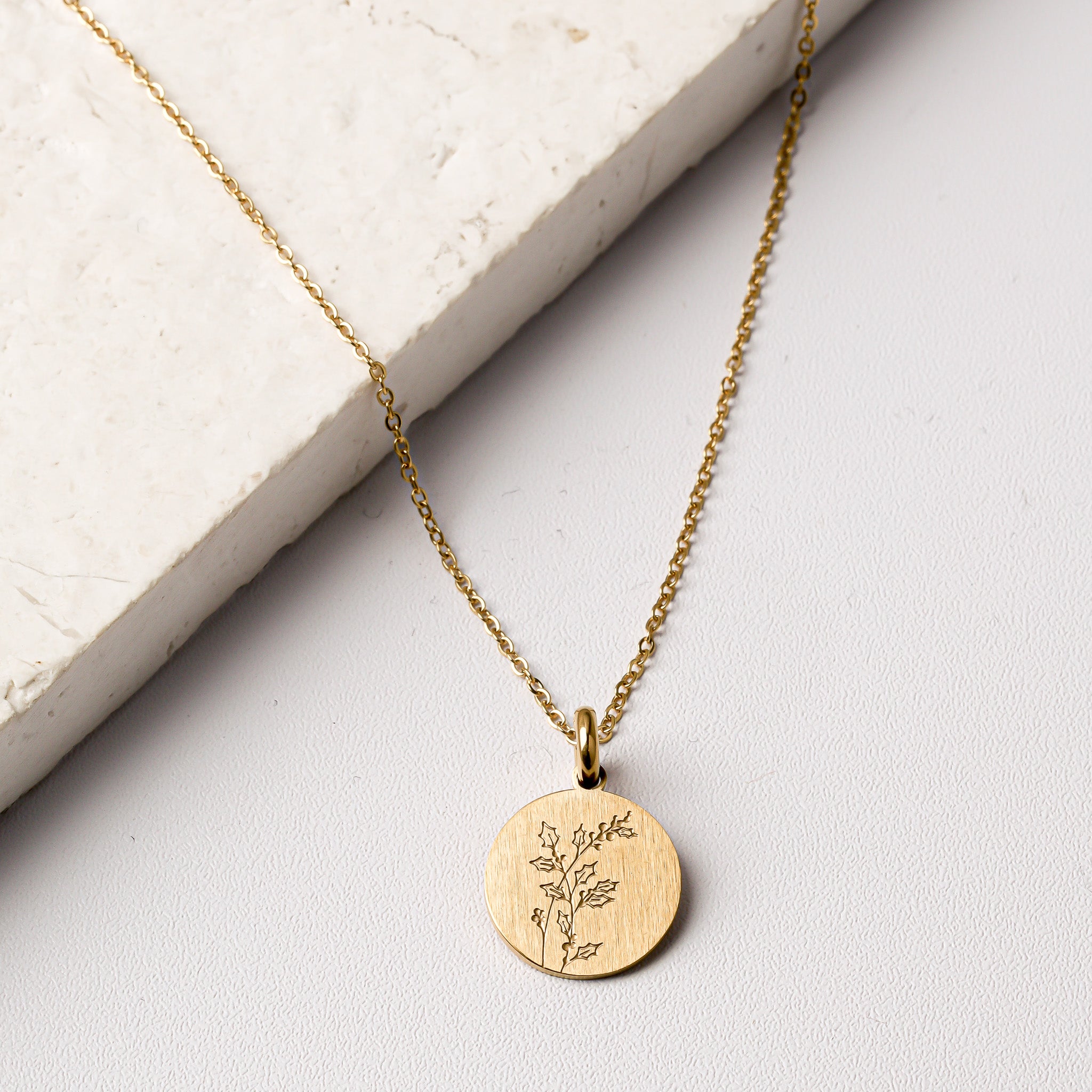 HOLLY BIRTH-FLOWER PENDANT - Inspiration Co.