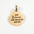SHE BELIEVED SHE COULD SO SHE DID PENDANT - Inspiration Co.