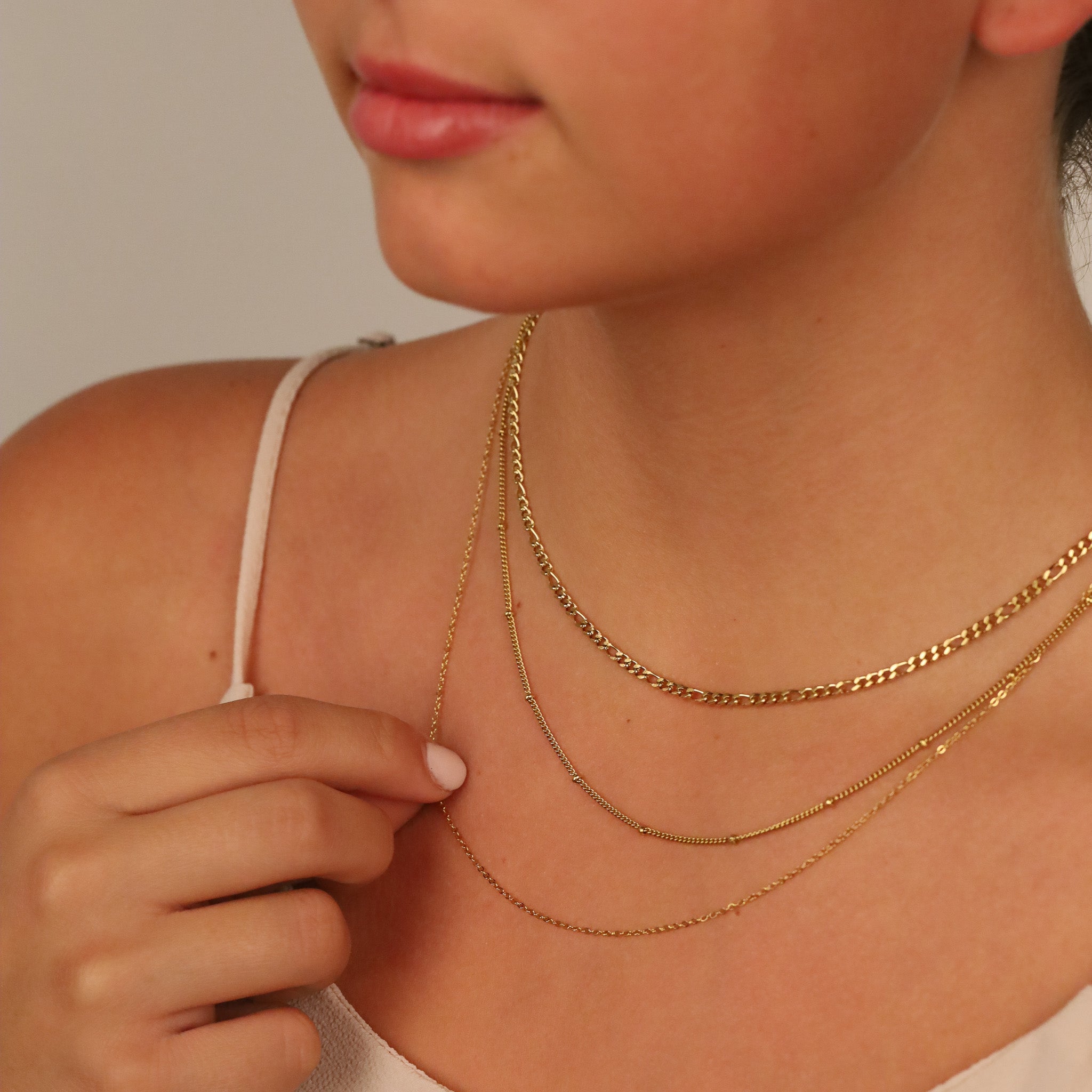 STUDDED CHAIN NECKLACE - Inspiration Co.