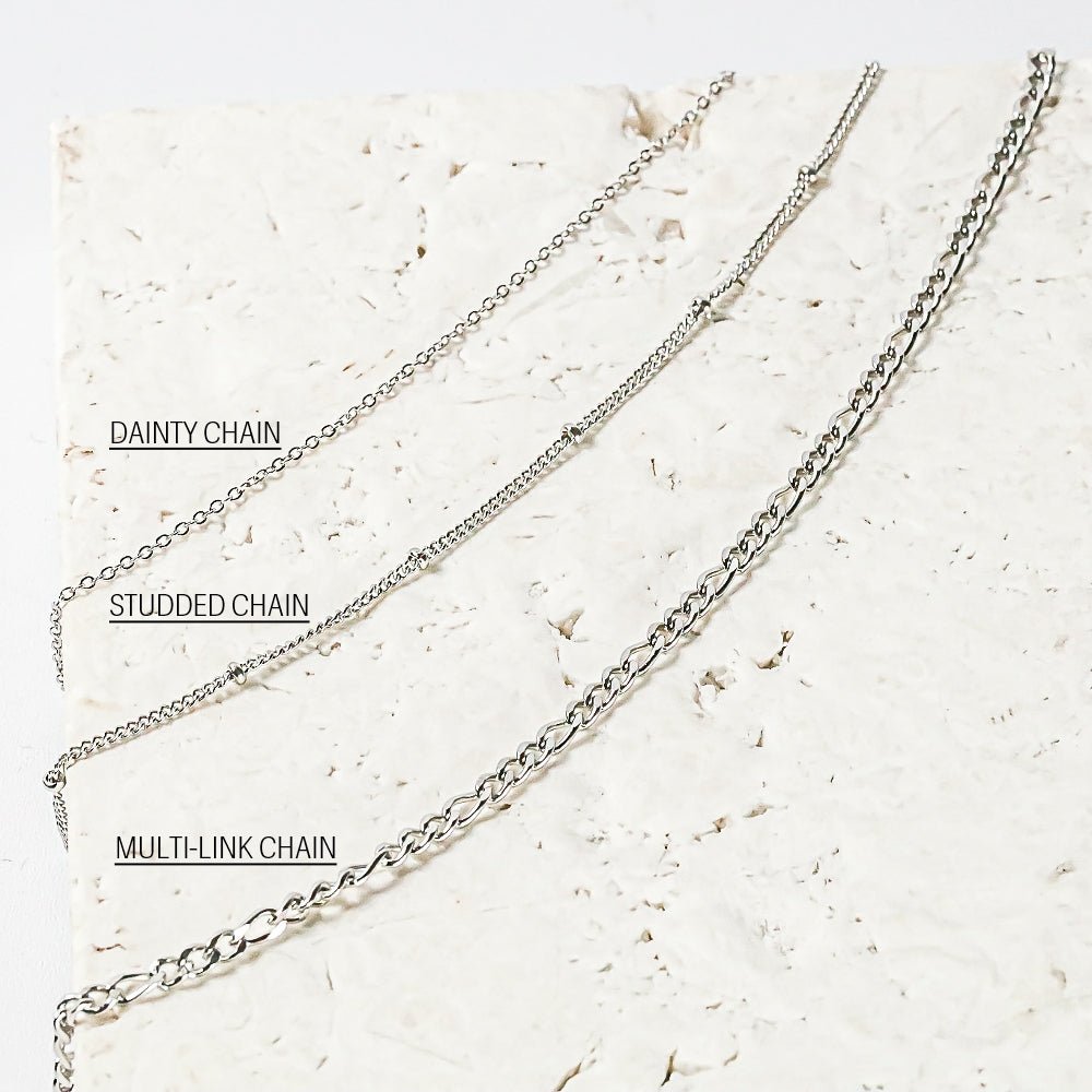 STUDDED CHAIN NECKLACE - Inspiration Co.