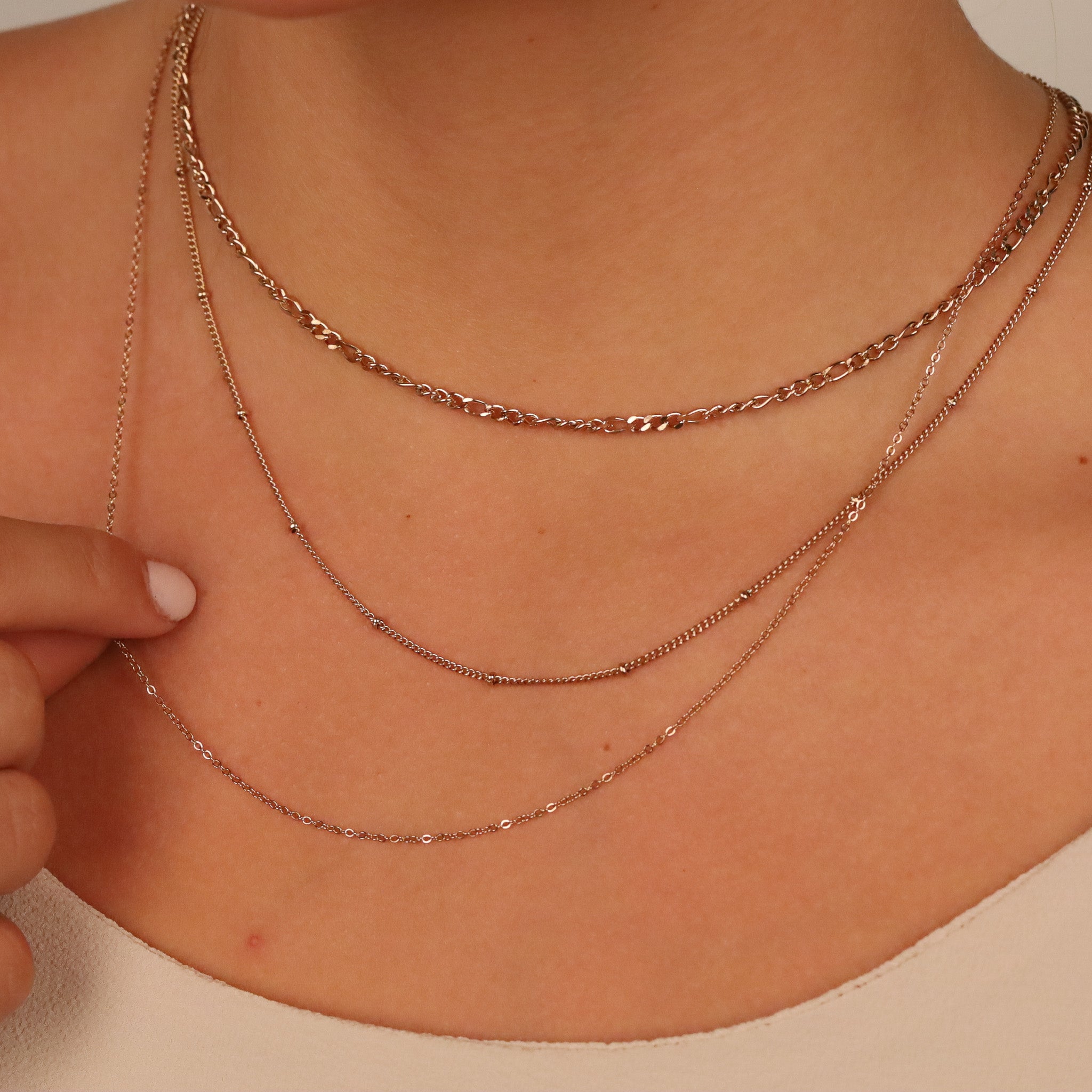 STUDDED CHAIN NECKLACE - Inspiration Co.