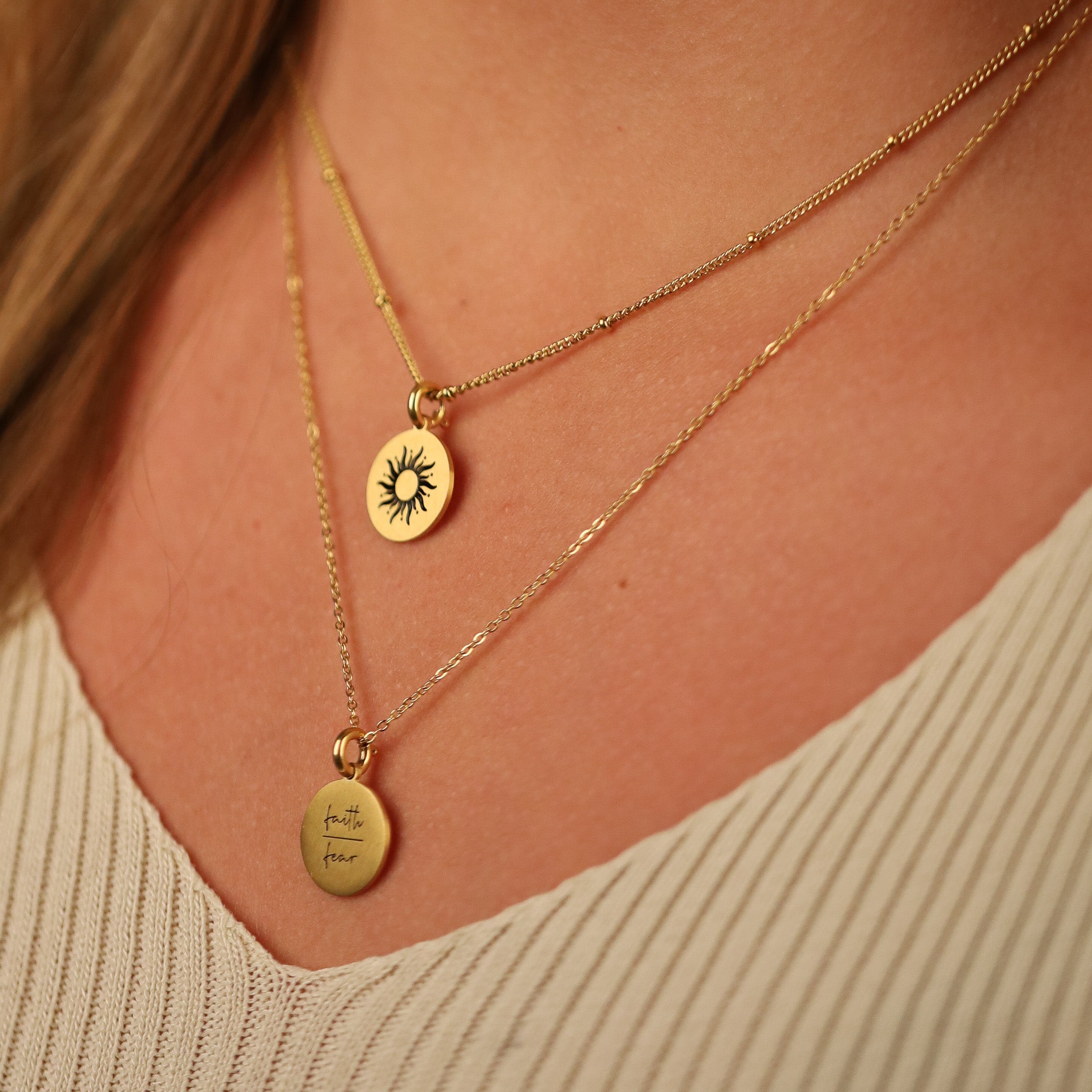 STUDDED CHAIN NECKLACE - Inspiration Co.