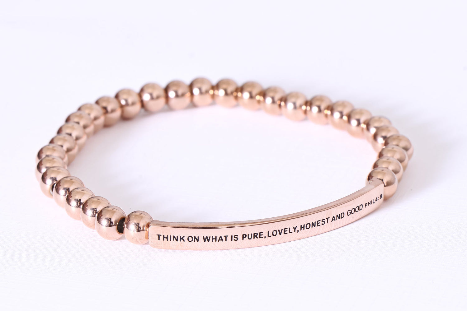 THINK ON WHAT IS PURE, LOVELY, HONEST, AND GOOD PHIL 4:8 - Inspiration Co.