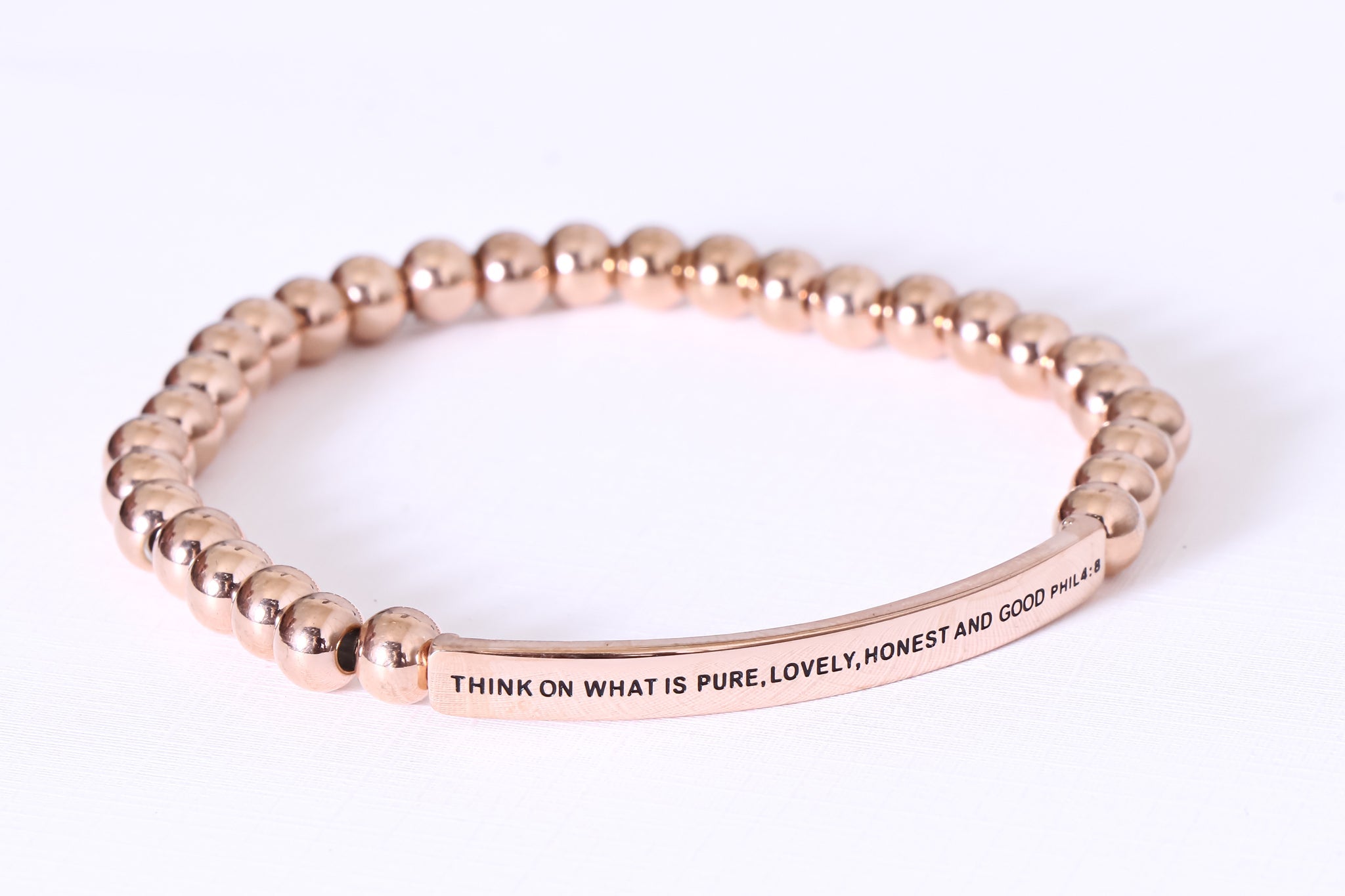 THINK ON WHAT IS PURE, LOVELY, HONEST, AND GOOD PHIL 4:8 - Inspiration Co.