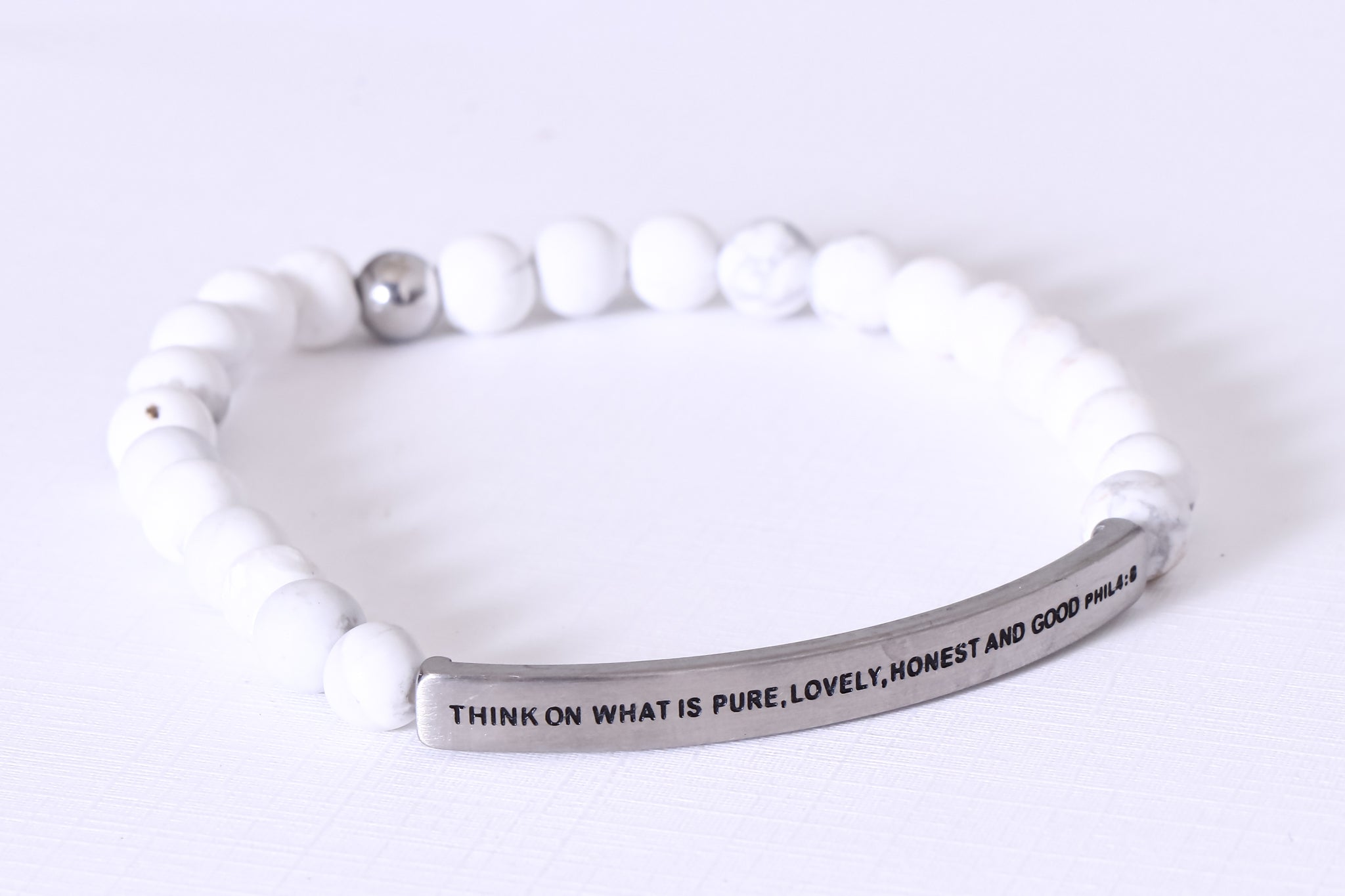 THINK ON WHAT IS PURE, LOVELY, HONEST, AND GOOD PHIL 4:8 - Inspiration Co.