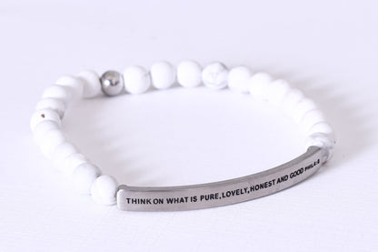 THINK ON WHAT IS PURE, LOVELY, HONEST, AND GOOD PHIL 4:8 - Inspiration Co.