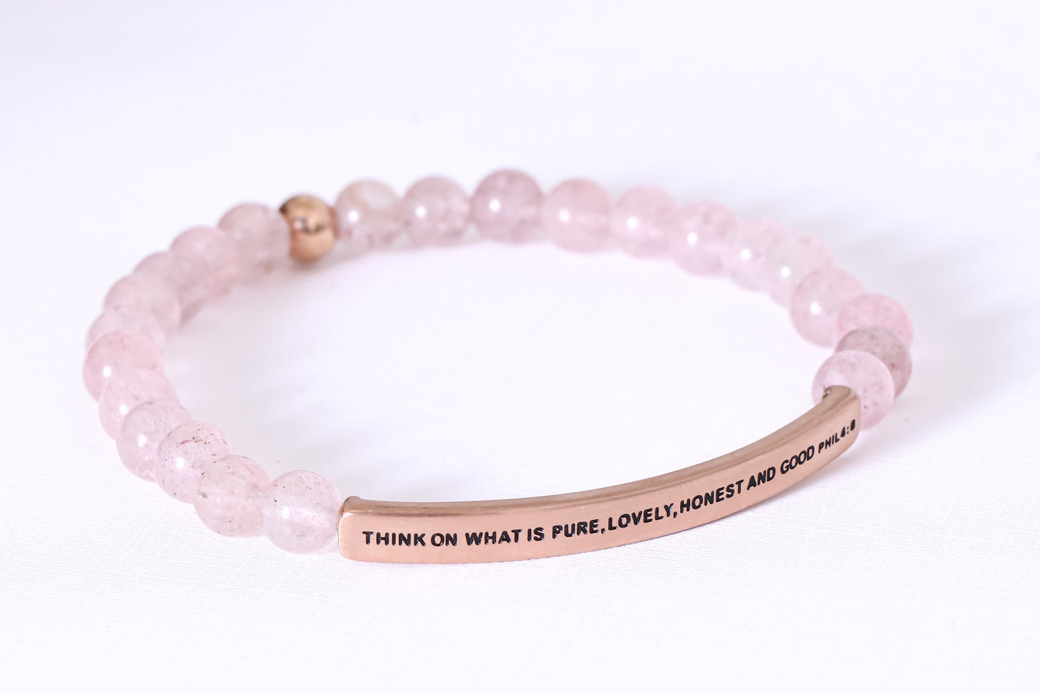 THINK ON WHAT IS PURE, LOVELY, HONEST, AND GOOD PHIL 4:8 - Inspiration Co.