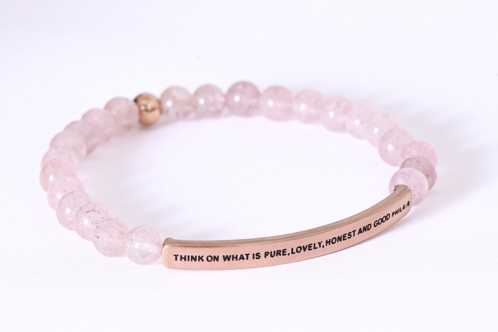 THINK ON WHAT IS PURE, LOVELY, HONEST, AND GOOD PHIL 4:8 - Inspiration Co.