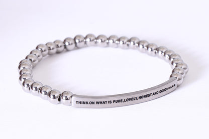 THINK ON WHAT IS PURE, LOVELY, HONEST, AND GOOD PHIL 4:8 - Inspiration Co.