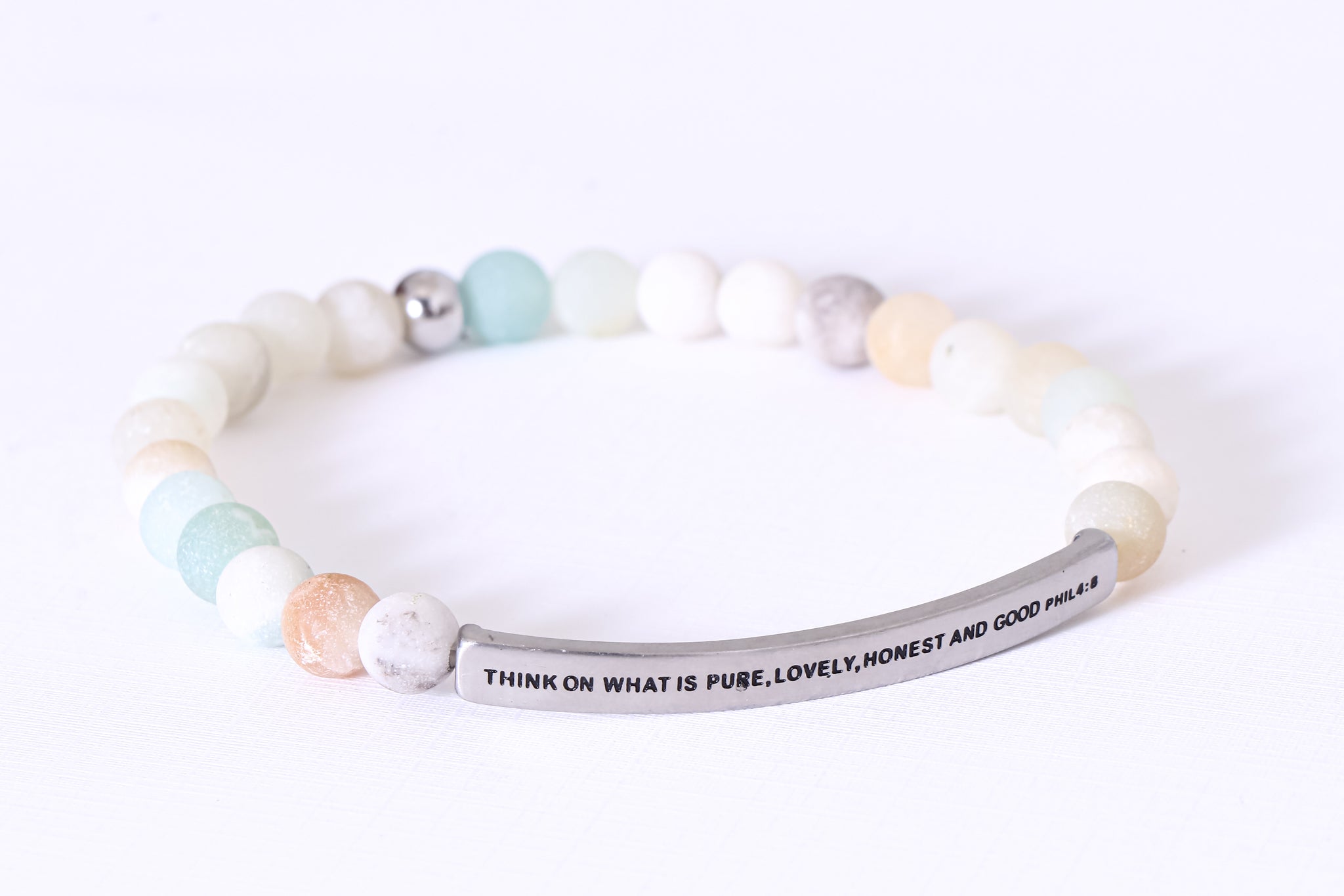 THINK ON WHAT IS PURE, LOVELY, HONEST, AND GOOD PHIL 4:8 - Inspiration Co.