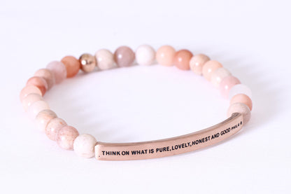 THINK ON WHAT IS PURE, LOVELY, HONEST, AND GOOD PHIL 4:8 - Inspiration Co.