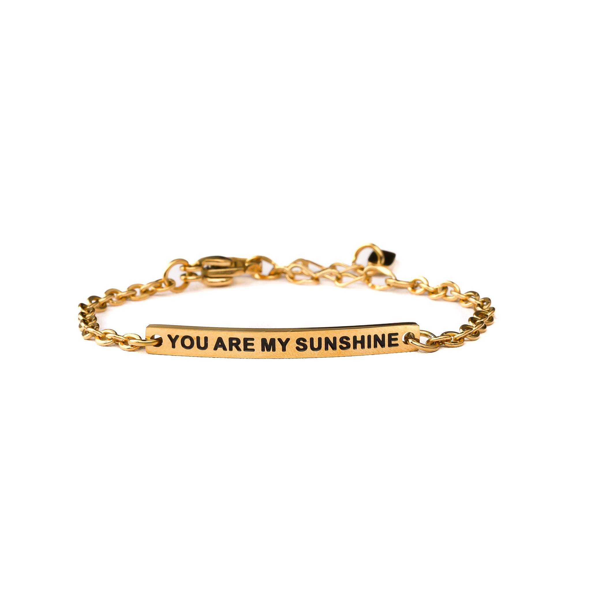 YOU ARE MY SUNSHINE- KIDS CHAIN BRACELET - Inspiration Co.